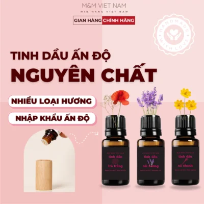 Tinh Dầu Ấn Độ Nguyên Chất Thơm Phòng Không Pha Trộn Hàng Nhập Khẩu Có Kiểm Định